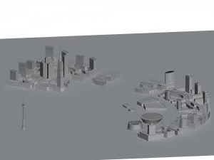 urban planning - commercial buildings 182 3D Model