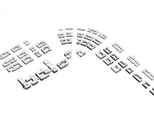 urban planning - commercial buildings 189 Modello 3D