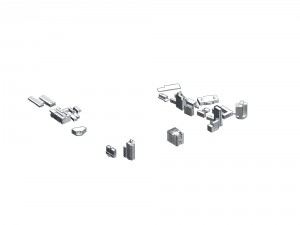 urban planning - commercial buildings 191 Modello 3D