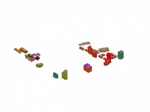 urban planning - commercial buildings 191 Modello 3D