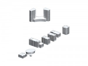urban planning - commercial buildings 193 3D 모델