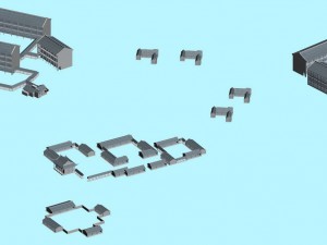 urban planning - commercial buildings 197 Modelo 3D