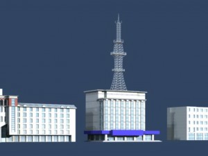 urban planning - commercial buildings 198 Modèle 3D