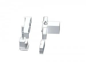 urban planning - commercial buildings 198 3D Model