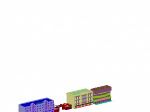 urban planning - commercial buildings 199 3D Model