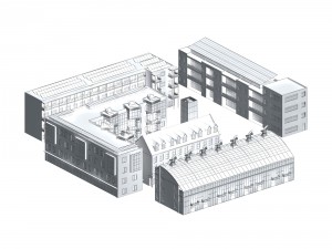 urban planning - commercial buildings 201 3Dモデル