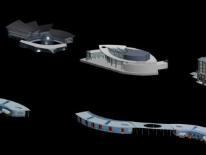 urban planning - commercial buildings 203 Modello 3D
