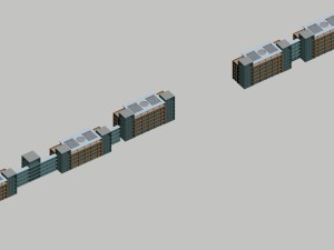 urban planning - commercial buildings 207 Modèle 3D
