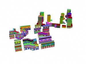 urban planning - commercial buildings 210 3D Model