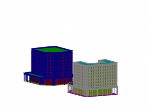 urban planning - commercial buildings 213 3D 모델