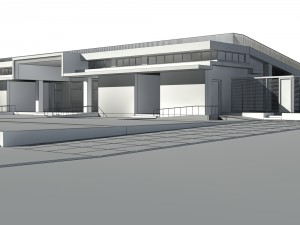 urban planning - commercial buildings 221 3D Model