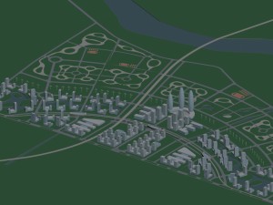 urban planning - commercial buildings 223 3D मॉडल