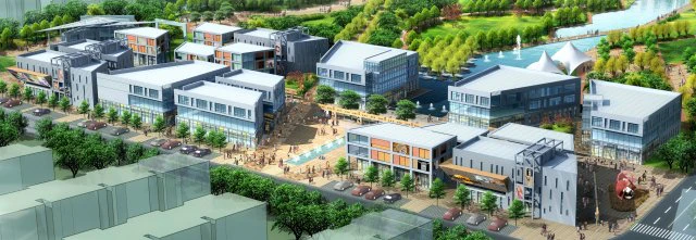 urban planning - commercial buildings 227 3D Model .c4d .max .obj .3ds .fbx .stl .blend 