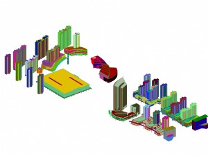 urban planning - business building 230 Modèle 3D