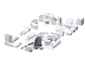 urban planning - commercial buildings 228 3Dモデル