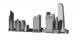 urban planning - commercial buildings 229 Modelo 3D
