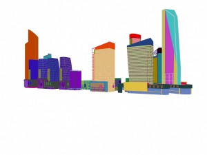 urban planning - commercial buildings 229 Modelo 3D