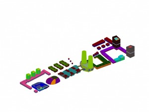 urban planning - commercial building 235 3D मॉडल