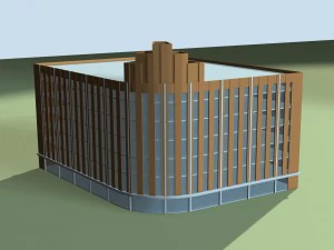 stadsplanning - commerci&euml;le gebouwen 236 3D Model