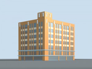 urban planning - commercial buildings 237 3D Model