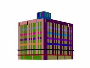urban planning - commercial buildings 237 3D Model