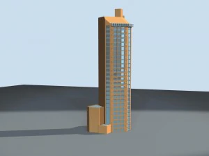 planejamento urbano - edif&iacute;cios comerciais 238 Modelo 3D