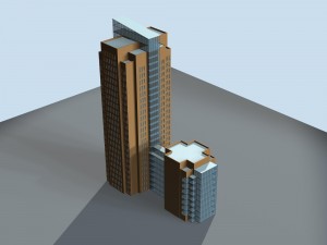 urban planning - commercial buildings 241 3D Model