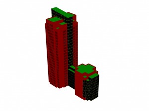 urban planning - commercial buildings 241 3Dモデル