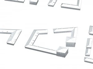 urban planning - commercial buildings 244 3D Model