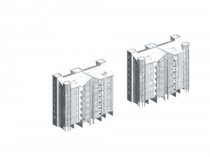 urban planning - commercial buildings 247 Modelo 3D