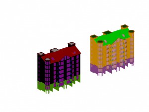 urban planning - commercial buildings 247 Modelo 3D