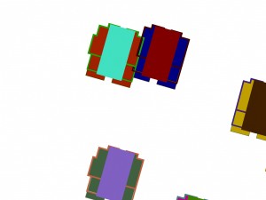 urban planning - commercial buildings 248 Modèle 3D