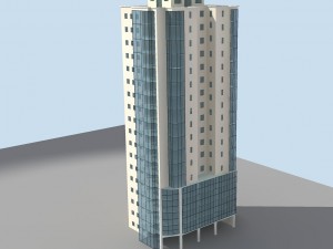 urban planning - commercial buildings 252 Modello 3D