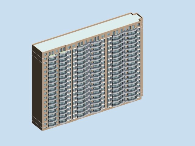 urban planning - commercial buildings 255 Modèle 3D .c4d .max .obj .3ds .fbx .stl .blend 