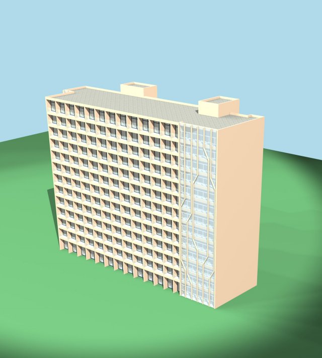urban planning - commercial buildings 256 3D 모델 .c4d .max .obj .3ds .fbx .stl .blend 