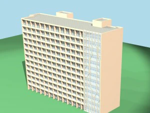 urban planning - commercial buildings 256 3D Model