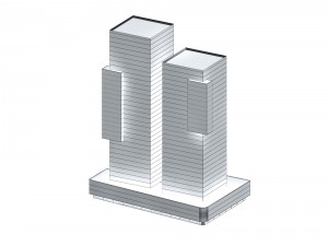 urban planning - commercial buildings 258 3D Model