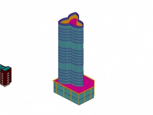 urban planning - commercial buildings 261 3Dモデル
