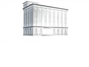 city building - office building 823 Model 3D