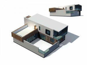 urban architecture - private villas 1 3D Model