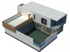 urban architecture - private villas 1 3Dモデル