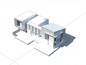 urban architecture - private villas 1 3Dモデル