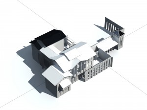urban architecture - private villas 2 Modèle 3D