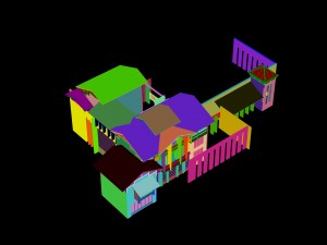 urban architecture - private villas 2 Modèle 3D