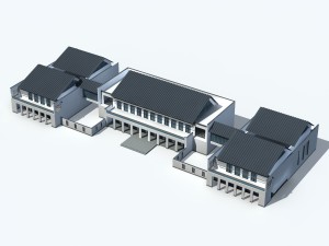 urban architecture - private villas 3 3D Модель