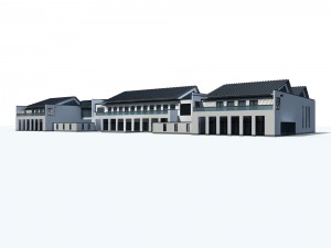 urban architecture - private villas 3 3D Модель