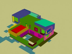 urban architecture - private villas 3 3D Модель