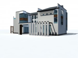 urban architecture - private villas 6 3D 모델