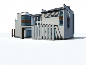 urban architecture - private villas 6 3D Model