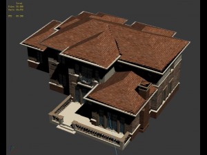 urban architecture - private villas 8 Model 3D